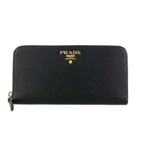 Prada Long Wallet Black NERO - Picture 1 of 6
